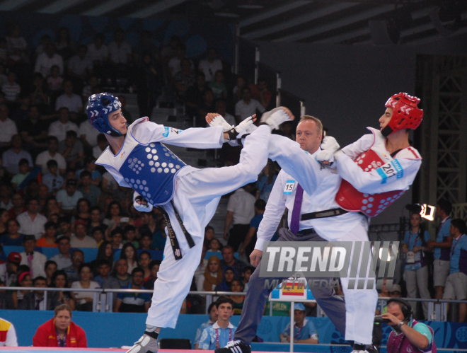 Bakı 2015 I Avropa Oyunları çərçivəsində taekvondo yarışları. Azərbaycan, 16 iyun 2015